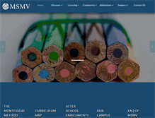 Tablet Screenshot of msmv.org